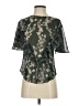 BCBGMAXAZRIA 100% Polyester Green Short Sleeve Blouse Size XXS - photo 1