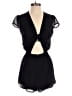 Oh My Love London Solid Black Romper Size S - photo 1