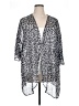 Unbranded Animal Print Silver Kimono Size XL - photo 1