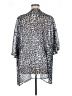 Unbranded Animal Print Silver Kimono Size XL - photo 2
