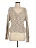 American Rag Cie 100% Acrylic Metallic Tan Pullover Sweater Size M - photo 1
