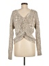 American Rag Cie 100% Acrylic Metallic Tan Pullover Sweater Size M - photo 2