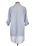 Zara TRF Stripes Blue 3/4 Sleeve Button-Down Shirt Size XS - photo 2