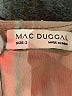 Mac Duggal 100% Polyester Silver Gold Cocktail Dress Size 2 - photo 4