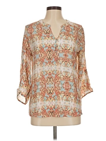 Notations 3/4 Sleeve Blouse (view 1)
