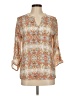 Notations Tan 3/4 Sleeve Blouse Size M - photo 1