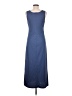 Aqua Blues 100% Polyester Solid Blue Casual Dress Size M - photo 2