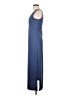 Aqua Blues 100% Polyester Solid Blue Casual Dress Size M - photo 5