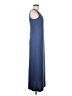 Aqua Blues 100% Polyester Solid Blue Casual Dress Size M - photo 4