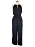 Ann Taylor LOFT 100% Polyester Solid Blue Jumpsuit Size L - photo 1