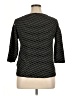 Onque Casuals Black 3/4 Sleeve Top Size XL - photo 2