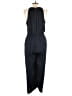 Ann Taylor LOFT 100% Polyester Solid Blue Jumpsuit Size L - photo 2