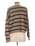 Shein 100% Acrylic Stripes Tan Pullover Sweater Size L - photo 2