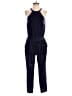 Ann Taylor LOFT 100% Polyester Metallic Blue Jumpsuit Size S - photo 1