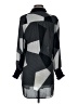 Chico's 100% Polyester Black Long Sleeve Blouse Size Sm (0) - photo 2