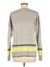 Max Studio 100% Cotton Stripes Gray Pullover Sweater Size M - photo 2