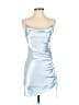 Assorted Brands 100% Polyester Metallic Silver Cocktail Dress Size 6 - photo 1