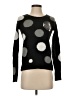 Assorted Brands Polka Dots Black Pullover Sweater Size XS - photo 1