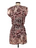 Parker Animal Print Brown Cocktail Dress Size XS - photo 2