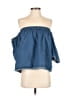 JOA 100% Cotton Blue Sleeveless Top Size S - photo 1