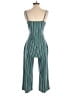 rue21 Stripes Teal Jumpsuit Size M - photo 2