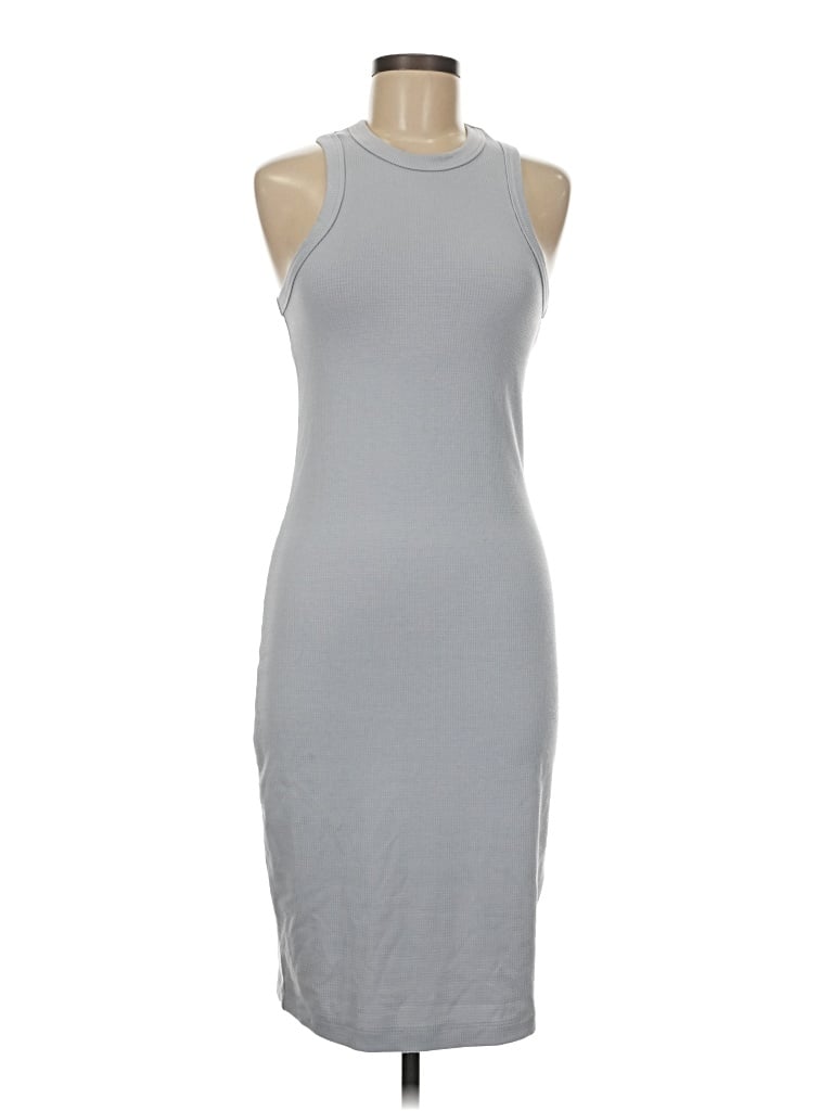 Pre-owned 7 Diamonds Casual Dress In Gray