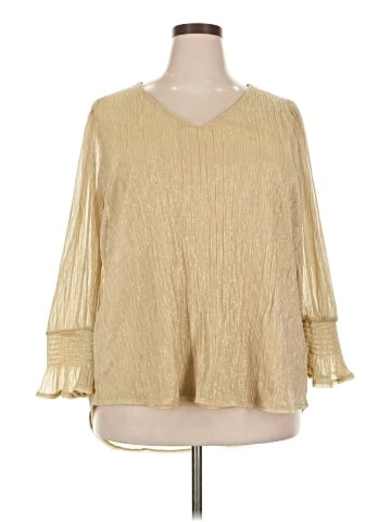 Cato 3/4 Sleeve Blouse (view 1)