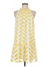 Ali & Jay 100% Polyester Chevron-herringbone Yellow Casual Dress Size M - photo 1