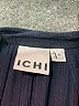 Ichi 100% Viscose Black 3/4 Sleeve Button-Down Shirt Size XS - photo 7