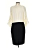 Ann Taylor LOFT 100% Polyester Ivory Cocktail Dress Size 4 - photo 2
