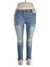 Jeans Solid Blue Jeans Size XL - photo 1