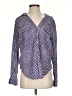 Roberta Roller Rabbit 100% Cotton Polka Dots Blue Long Sleeve Blouse Size S - photo 1