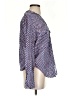 Roberta Roller Rabbit 100% Cotton Polka Dots Blue Long Sleeve Blouse Size S - photo 4