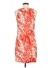 Perceptions Paisley Orange Cocktail Dress Size 6 - photo 2