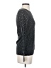 Express Polka Dots Gray Pullover Sweater Size P (estimated, petite) - photo 4
