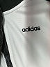 Adidas 100% Polyester White Track Jacket Size 6 - photo 5