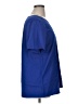 Unbranded 100% Polyester Solid Blue Short Sleeve T-Shirt Size 1X - photo 4