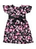 Emily West Floral Black Dress Size 6 - photo 2