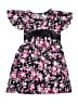 Emily West Floral Black Dress Size 6 - photo 1