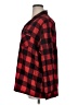 Target 100% Cotton Plaid Red Long Sleeve Button-Down Shirt Size 1X - photo 5