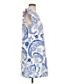 Unbranded Paisley Blue Cocktail Dress Size L - photo 4