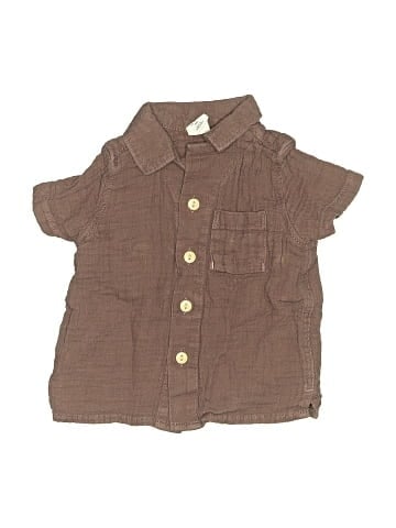 Baby Gap Short Sleeve Button-Down Shirt (view 1)