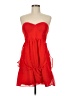 Lulus 100% Polyester Red Cocktail Dress Size M - photo 1