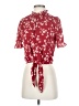 Tamarac 100% Polyester Red Short Sleeve Blouse Size XS - photo 1