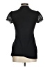 Fleurish Black Short Sleeve Blouse Size M - photo 2