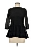 Rare Editions 100% Polyester Black Long Sleeve Blouse Size 8 - photo 1