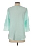 I.N. Studio Teal 3/4 Sleeve Blouse Size S (petite) - photo 2