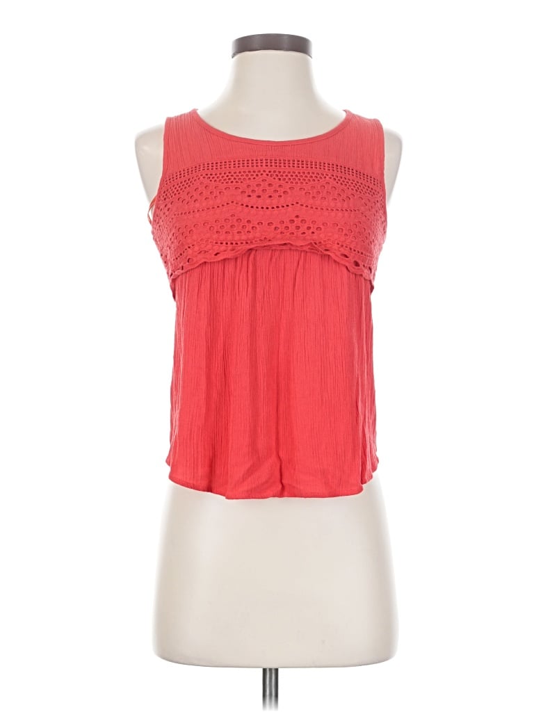Pre-owned Eyeshadow Sleeveless Blouse In Red