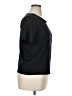 Delta Burke 100% Polyester Solid Black Short Sleeve Top Size 1X - photo 4