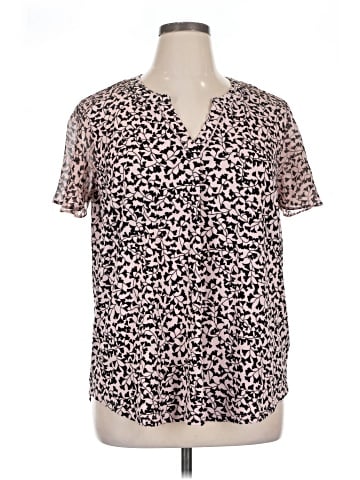 Roz & Ali Short Sleeve Blouse (view 1)